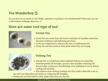 A screenshot of a website